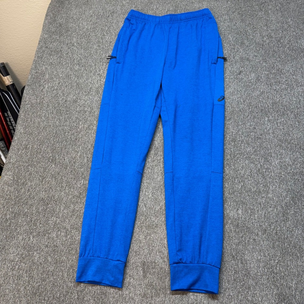 Asics Mens Performance Blue Jogger Sweatpants 2031D837 Size S
